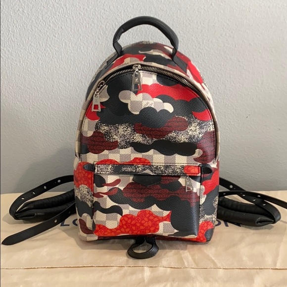 Louis Vuitton Limited Edition Palm Springs Backpack in Patchwork Wave Damier - Picture 2 of 16